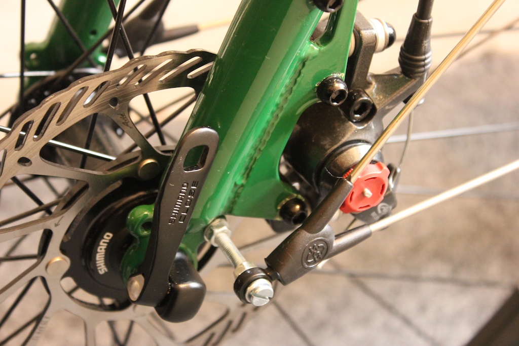 bicycle with disc brakes
